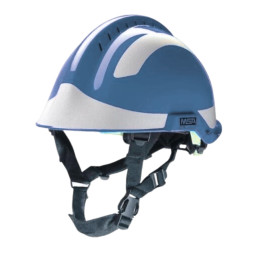 Casco Bombero Gallet F2 X-Strem Azul